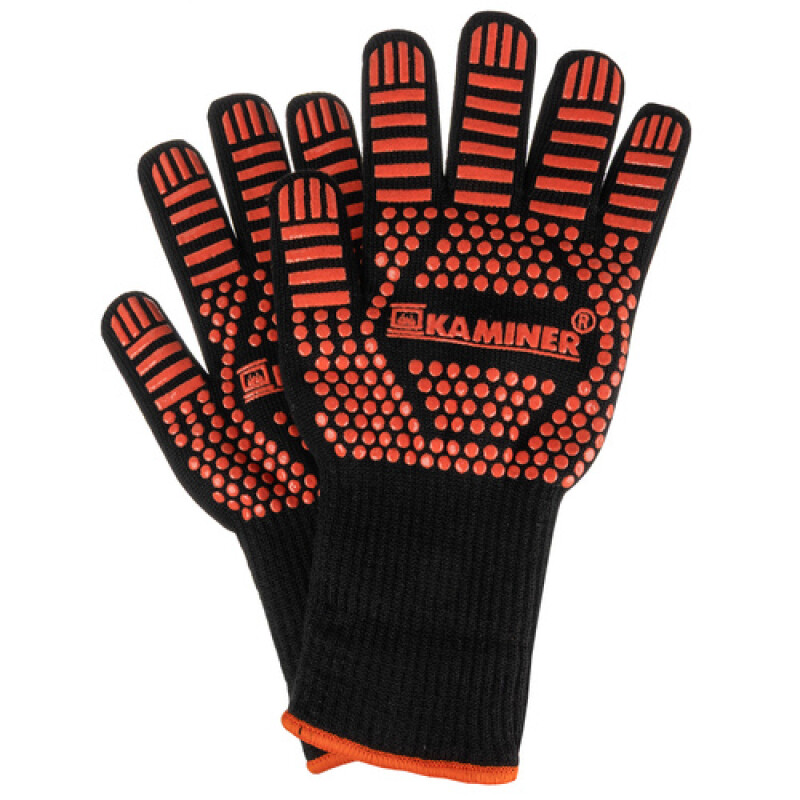 Heat-resistant grill gloves