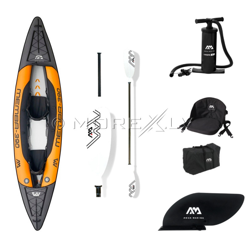 DEMO Dvivietis pripučiamas kajakas Aqua Marina Memba 390x90 cm (ME-390)