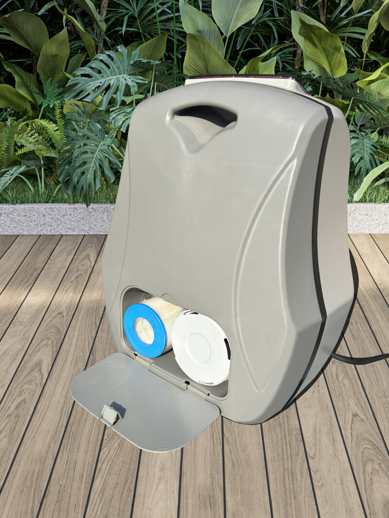 Pripūčiama džakuzi Avenli Phuket Blue Laser Rattan, 4-6 asmenims