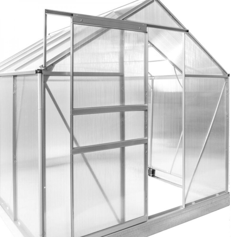 Polycarbonate greenhouse 3.6m² (1.9 x 1.9m)