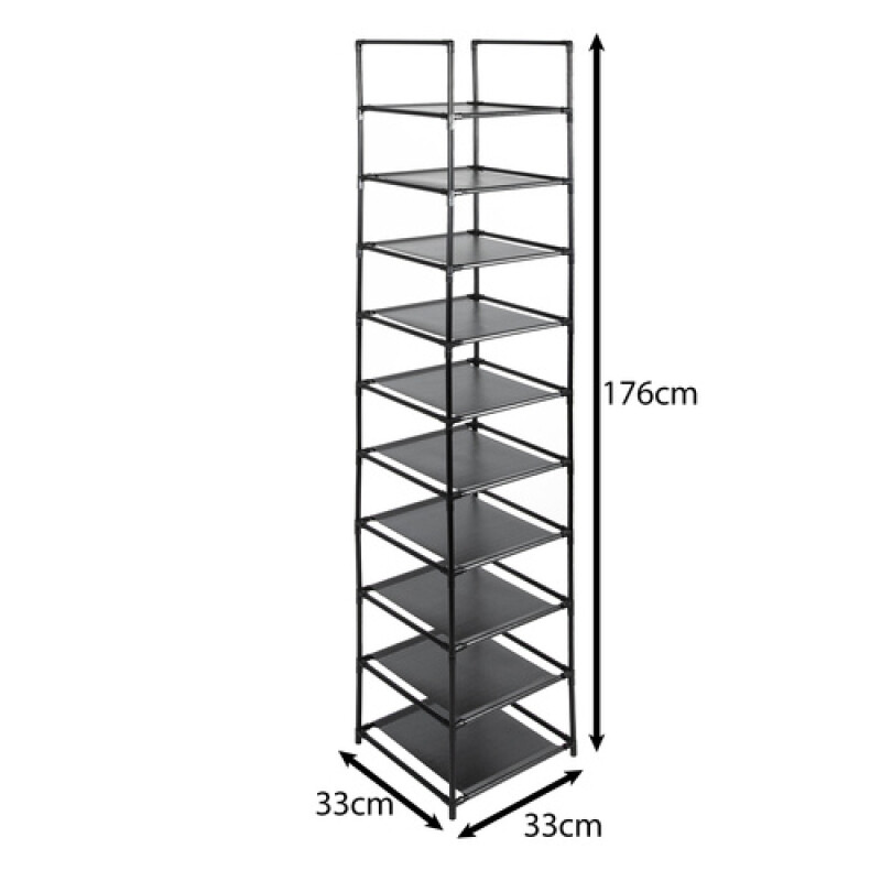 Shelves for shoes modular - 6 levels, 176x33x33cm