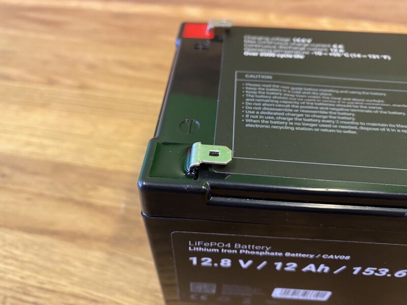 Lithium battery for echo sounder Green cell LifePO4 12V 12A