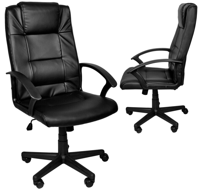 Datorkrēsls biroja krēsls, melns (8982)