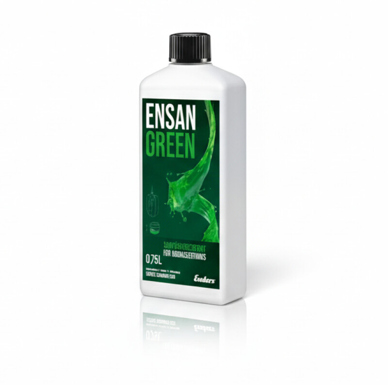 Sanitarinio skysčio koncentratas biotualetams Ensan Green Active 0,75 L (50ml/10l)