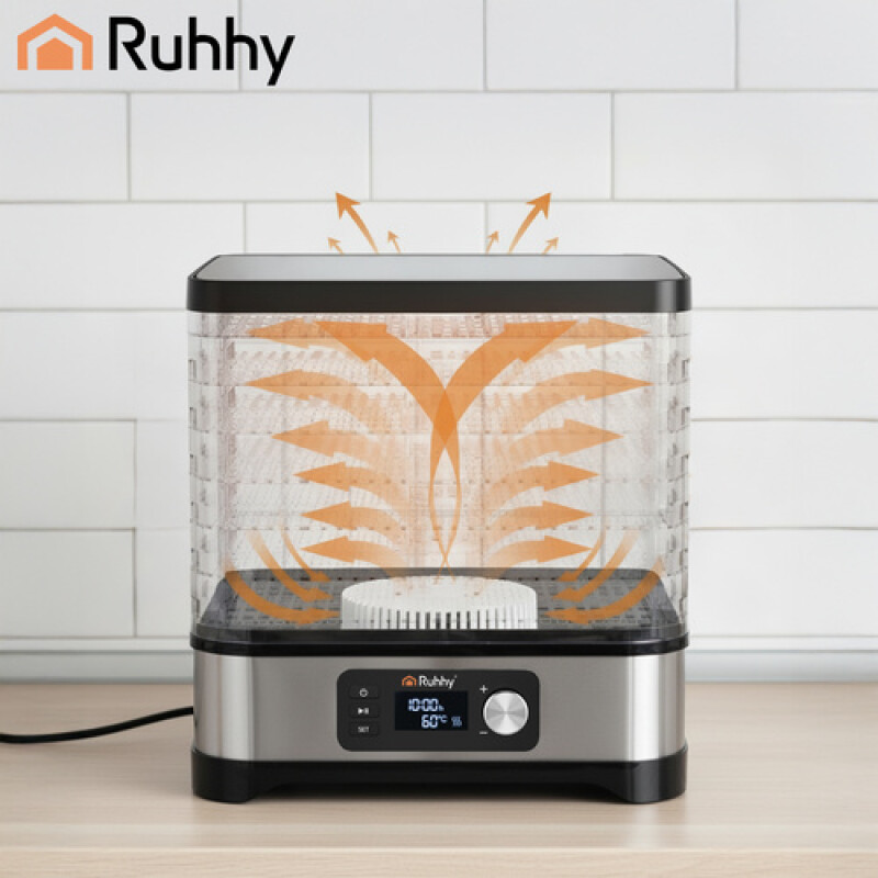 Сушилка для пищевых продуктов, 400W 35-70°C, 5 уровней