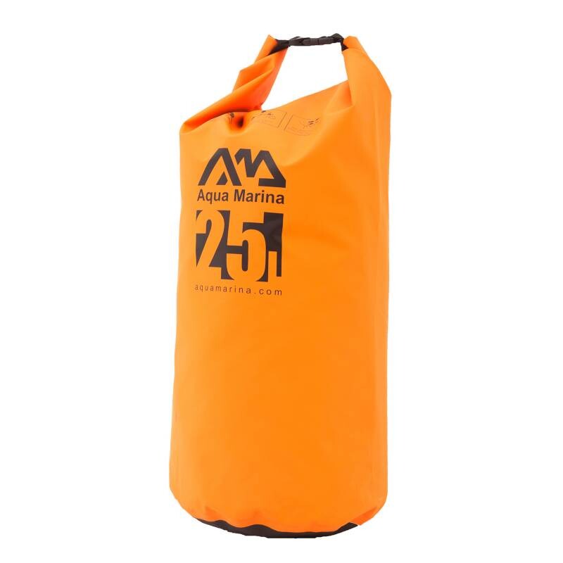 Neperšlampamas krepšys Aquamarina Dry Bag Super Easy 25L (oranžinė)