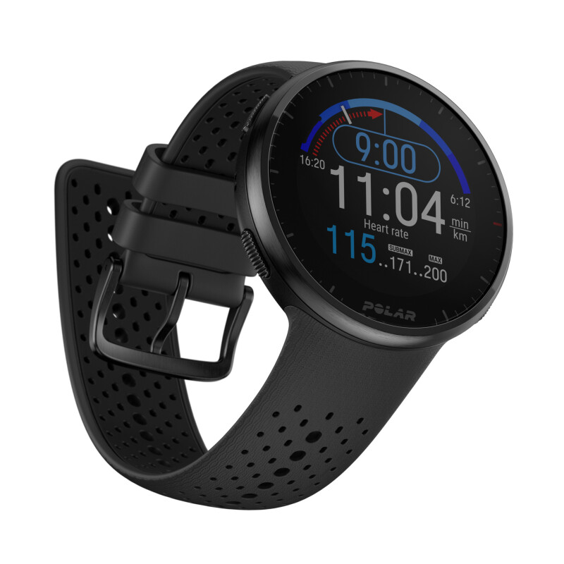 Sportinius laikrodžius POLAR PACER PRO GREY & BLACK, S-L