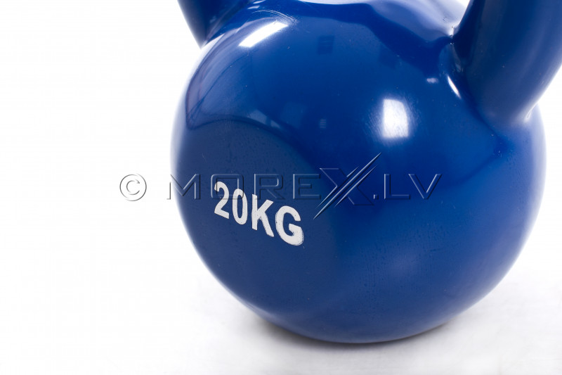 Vinilu dengtas metalinis svarstis (gira) 20 kg