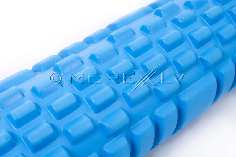 Ролик массажный для йоги Yoga Roller 14x62см, синий