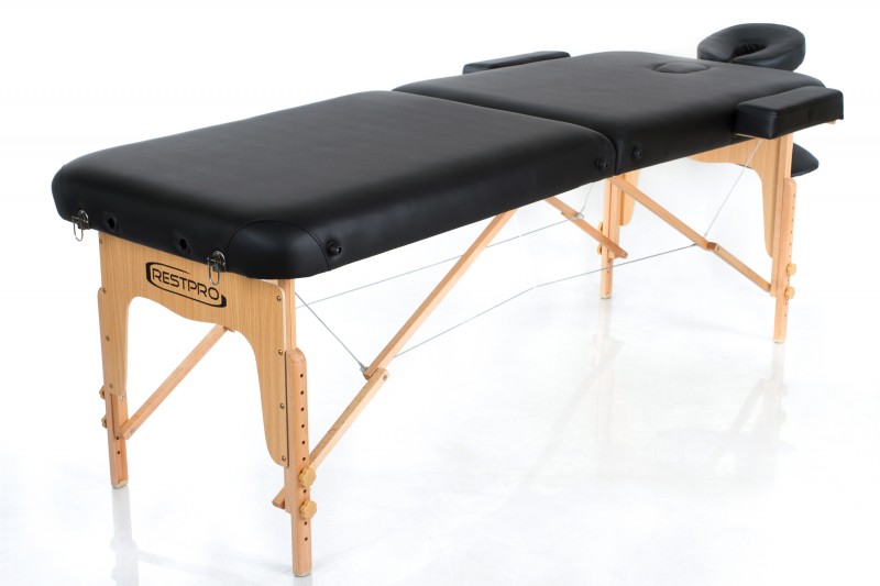 Masažo stalas + masažo pagalvėlės RESTPRO® VIP 2 BLACK