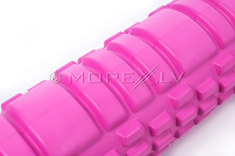 Massage Foam Roller Yoga Roller 14x62cm, pink