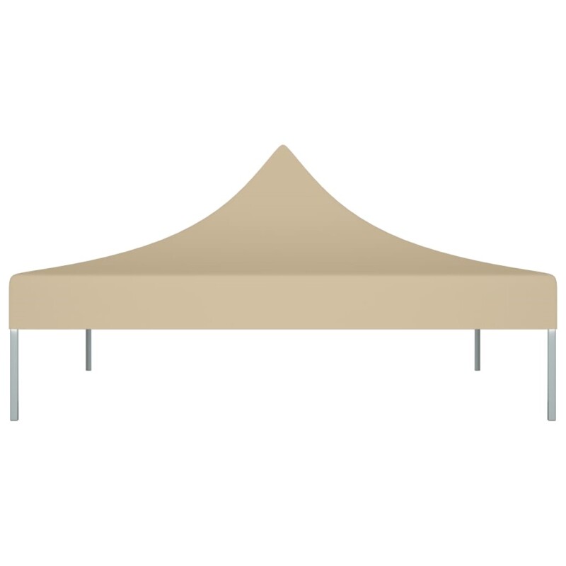 Canopy roof cover 3 x 3 m (beige colour, fabric density 160 g/m2)