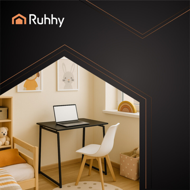 Folding table 80x75x40 cm, black