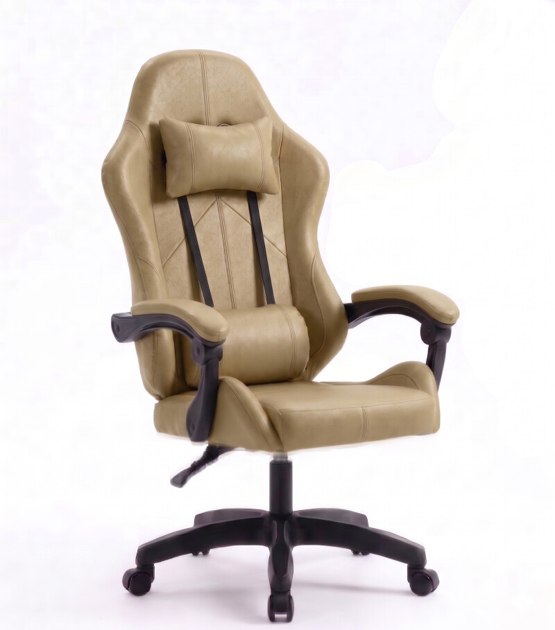 Ergonomiška biuro ir kompiuterio kėdė, smėlio spalvos