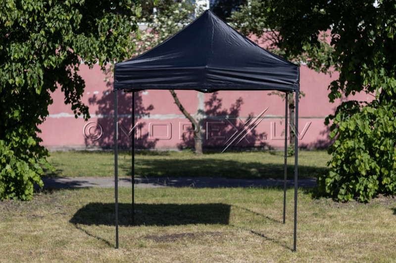 Tento stogas 2 x 2 m (juoda spalvos, audinio tankumas 160 g/m2)
