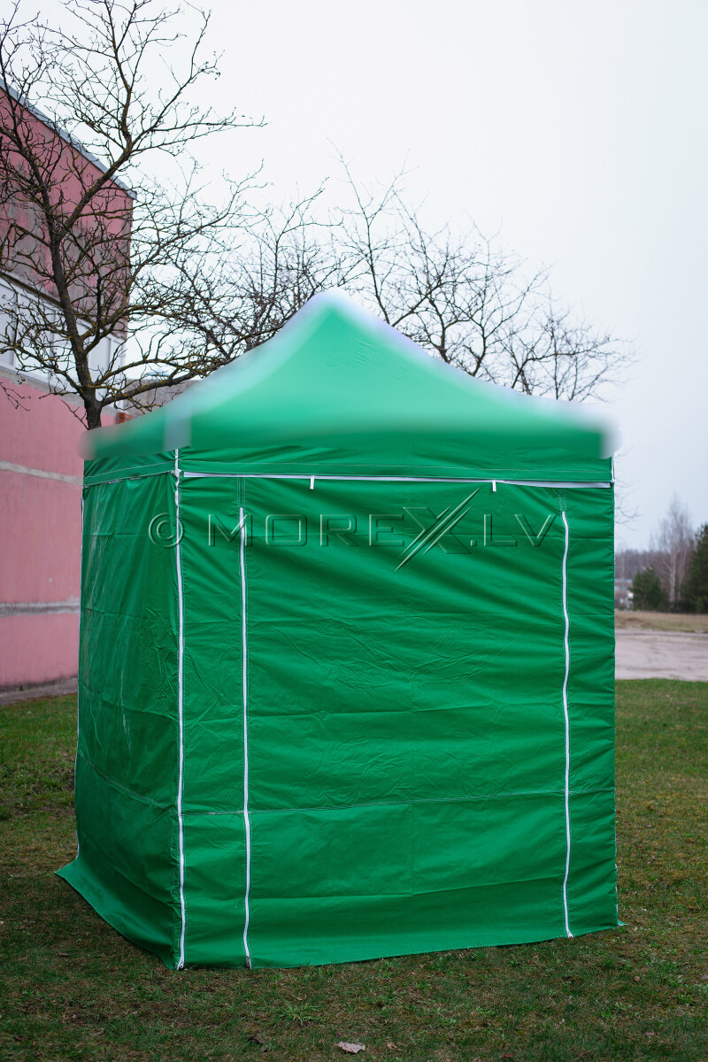Стены для навеса 2х2 м, 4шт. комплект, цвет зеленый, плотность ткани 160 г/м2