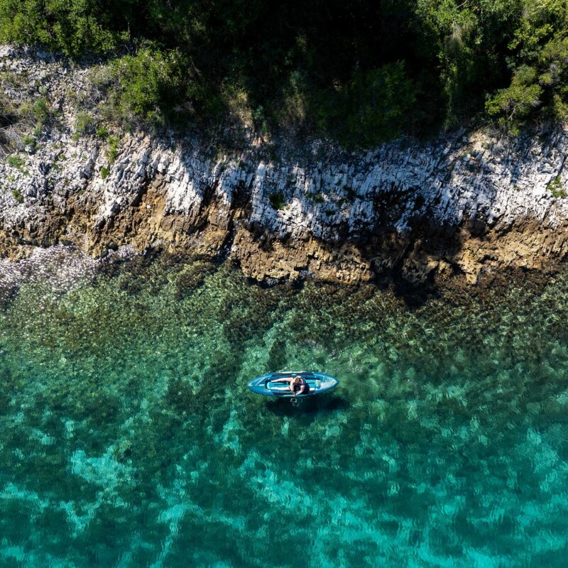 Dvivietis pripučiamas kajakas Jobe Gama 365x95,5cm