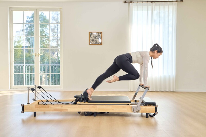 Sulankstomas medžio masyvo Pilates reformeris 60R