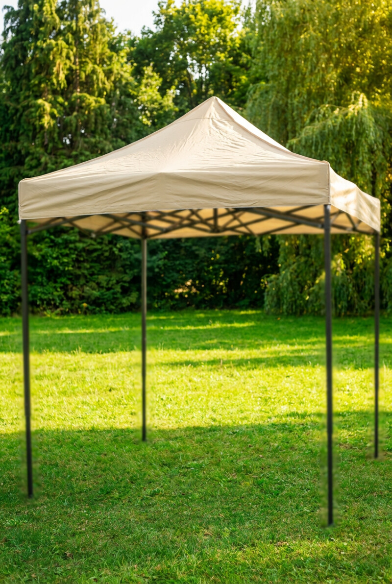 Tento stogas 2 x 2 m (smėlio spalva, audinio tankumas 160 g/m2)