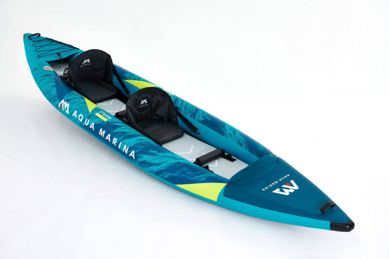 Dvivietis pripučiamas kajakas su irklu Aqua Marina Steam 412x80 cm ST-412