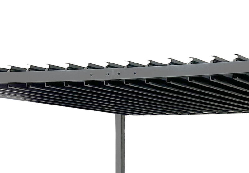 Bioclimatic Steel Roof Pergola 3x4m with Adjustable Louvers