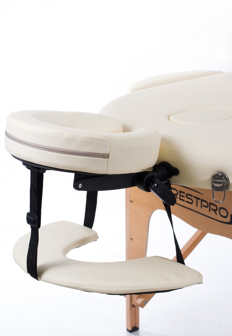 Massaažilaual + massaažipadjad RESTPRO® Classic Oval 3 Cream