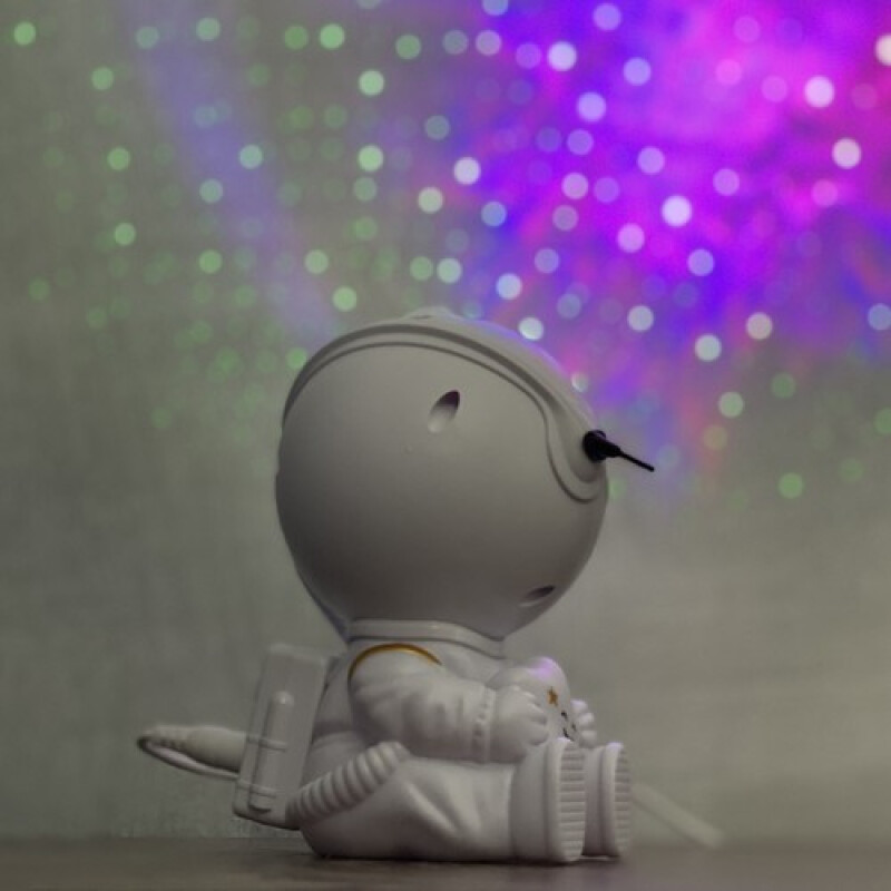 LED Astronautas Žvaigždžių Projektorius Naktinė Lempa