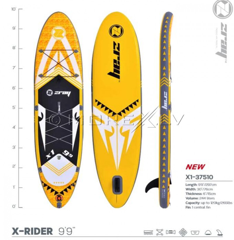 SUP laud Zray X-rider 9’‎9", 297x76x15 cm