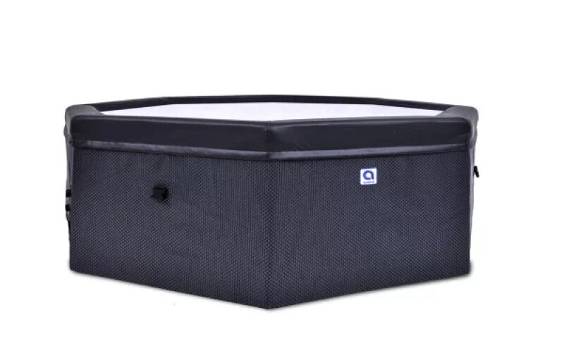Karkasinis džakuzi Aegean Eco Foam Black Rattan, 4-6 asmenims