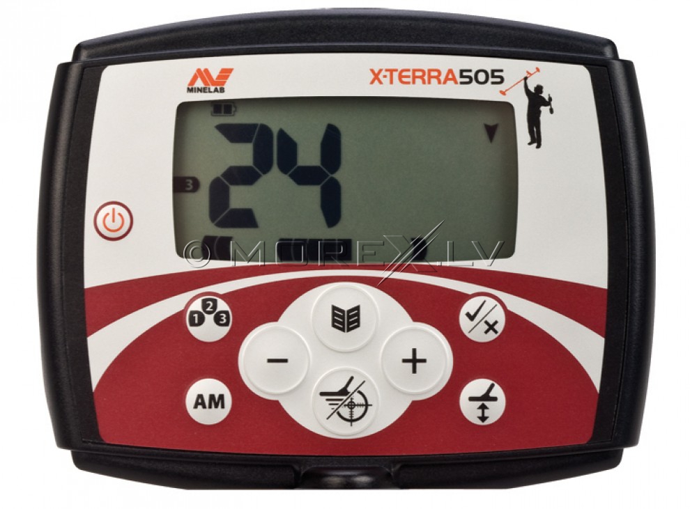 Metalo Detektoriai Minelab X-Terra 505 with 10.5" 7.5kHz DD Coil (3705-0111)