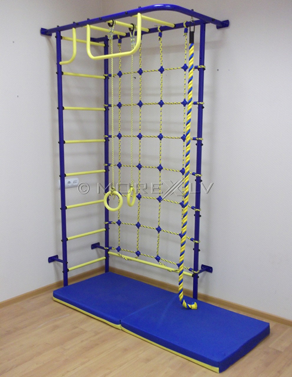 Švediškos sienelės Pioner-8 blue-yellow (swedish wall)