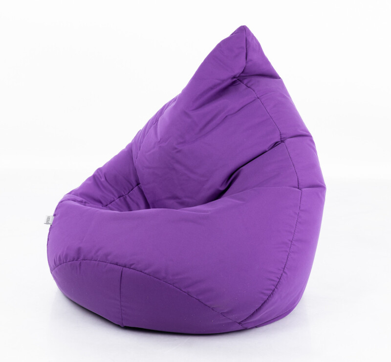 Sako krėslas-pufas, violetinis, 55x55x85 cm