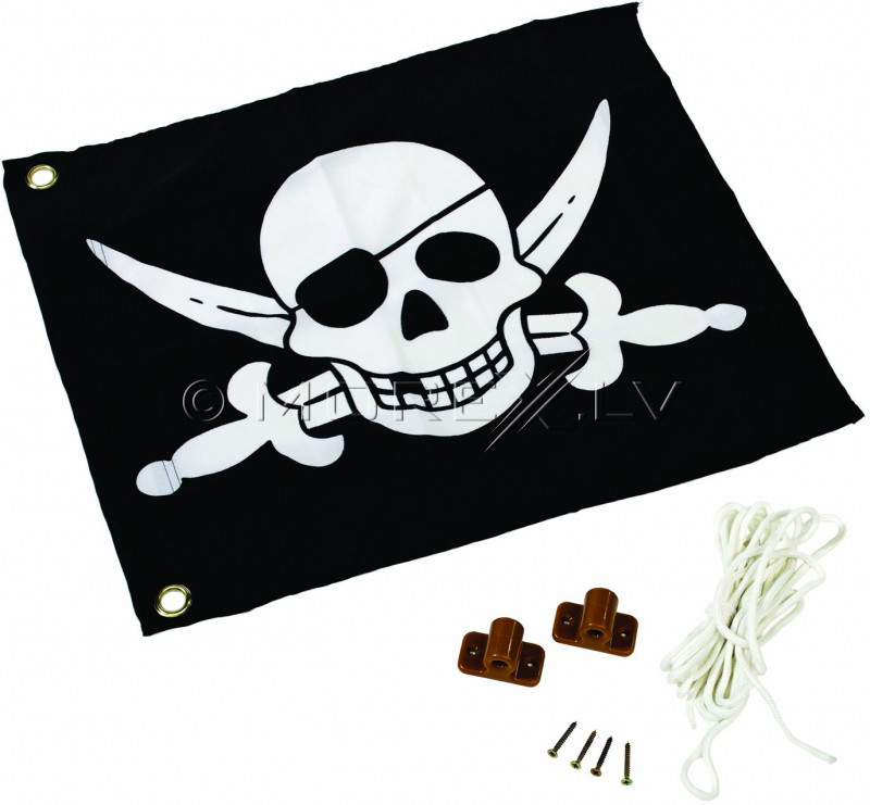 Bērnu pirātu karogs (pacelšanas sistēma) KBT, 55x45 cm
