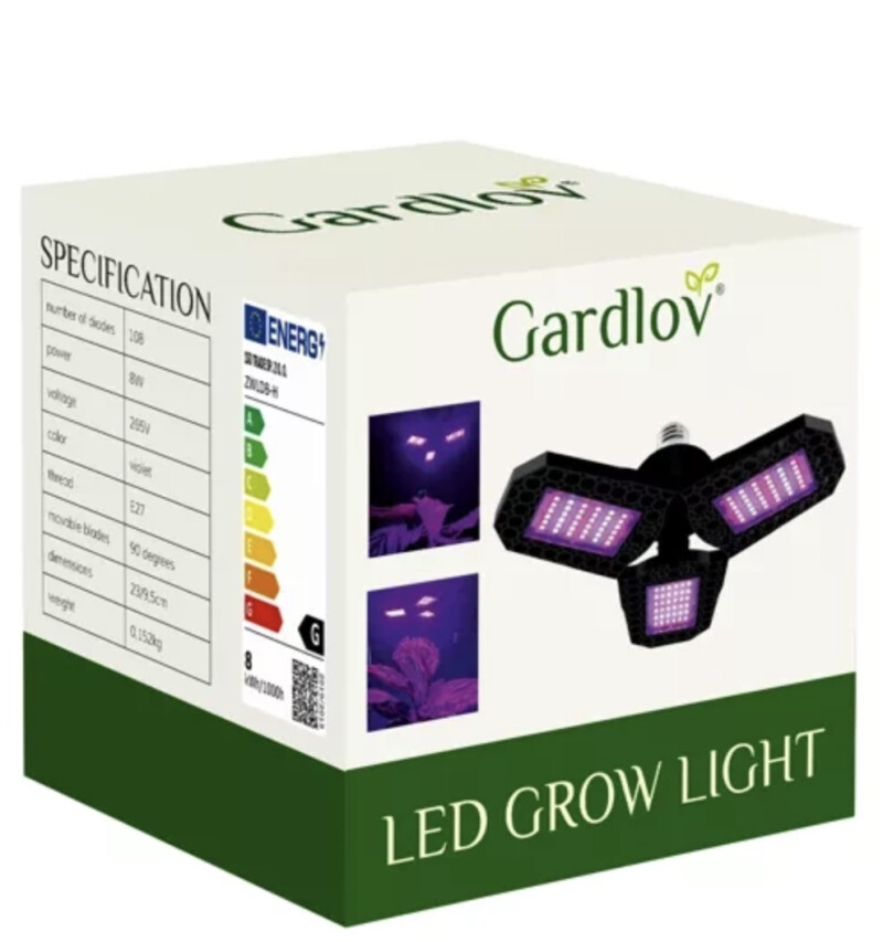 LED fitolempa augalams 8W/108 LED