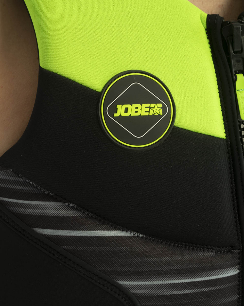 Vandens saugos liemenė Jobe Segmented Jet Backsupport, kalkių žalia-juoda