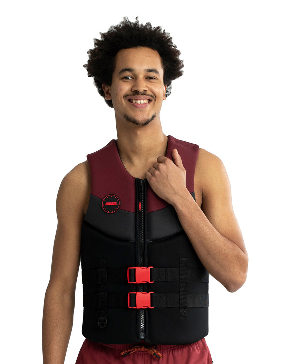 Jobe Neoprene Life Vest Men Burgundy Red