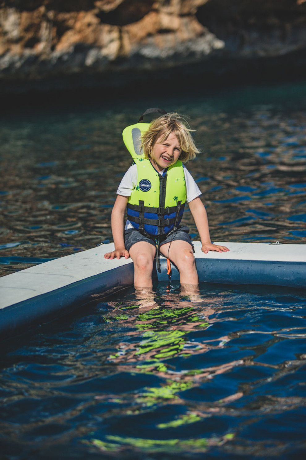 Vandens saugos liemenė vaikams Jobe Neoprene Safety Life Vest, geltona