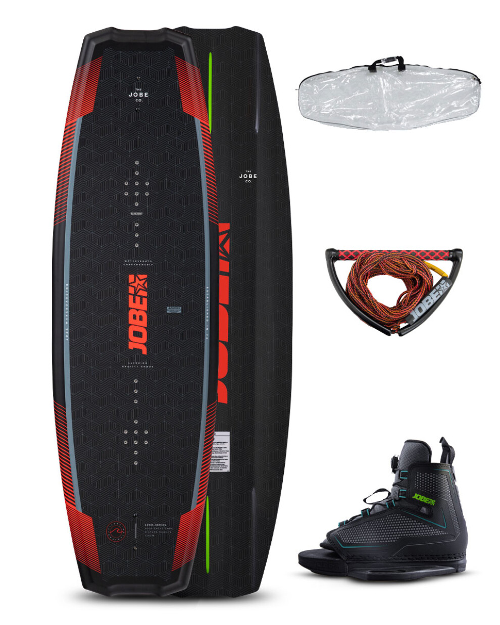 Wakeboard su priedais Jobe Logo Wakeboard 138, dydis 40-46
