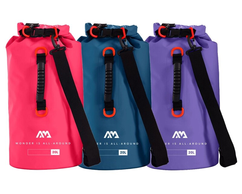 Vandeniui atsparus krepšys Aqua Marina Dry bag 20L Rožinis