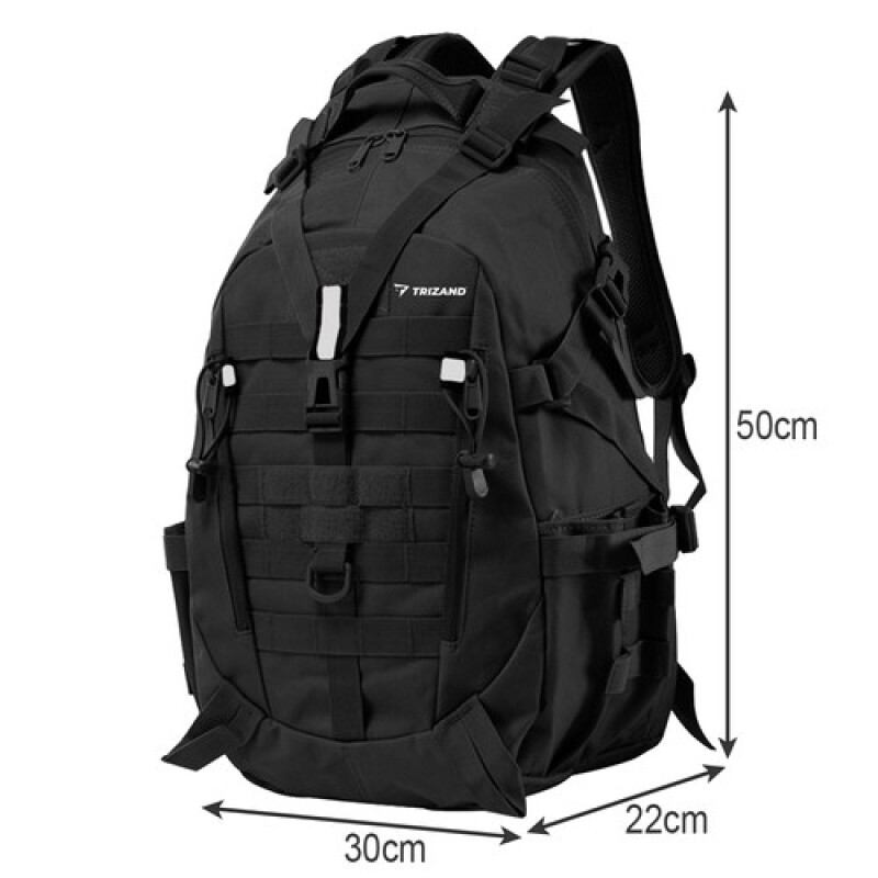 Military backpack 25L, black