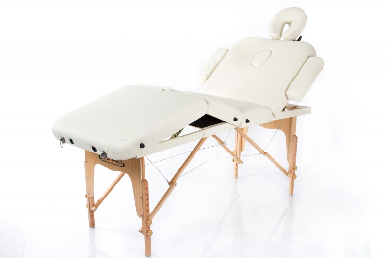 Massage Table + Massage Bolsters RESTPRO® VIP 4 CREAM