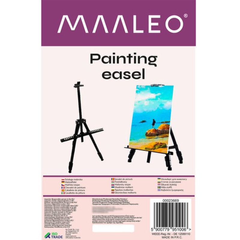 Artists Easel Stand for Painting with case