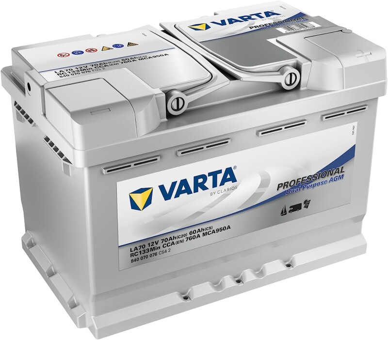 Akumuliatorius VARTA Professional AGM LA70 70Ah (20h)