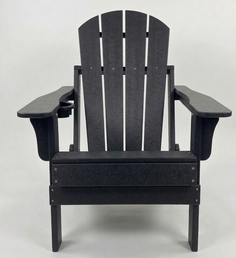 Adirondack sodo kėdė 84x74x90 cm, juoda