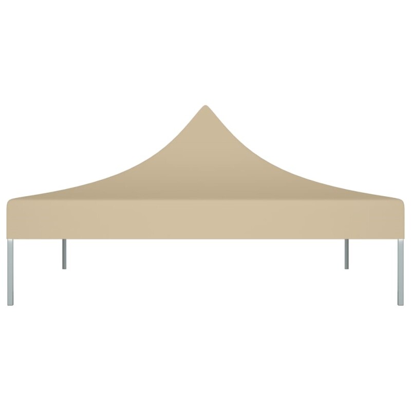 Canopy roof cover 2,92 x 2,92 m (beige colour, fabric density 160 g/m2)