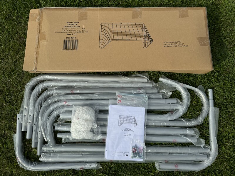 Futbolo vartai, 215x150x75cm