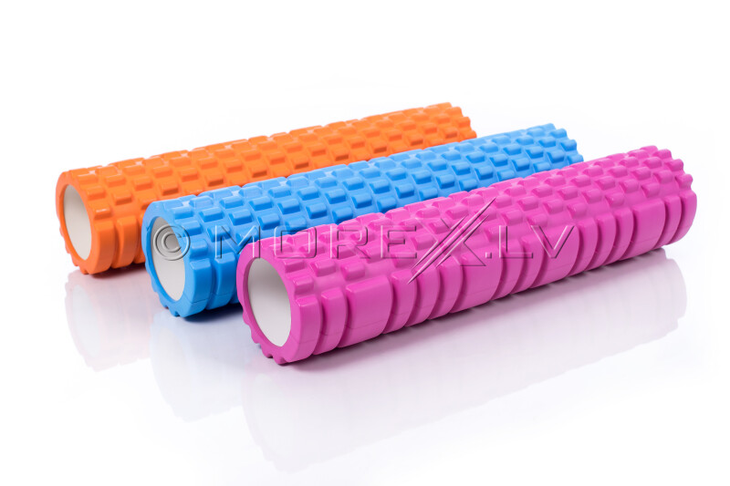 Massage Foam Roller Yoga Roller 14x62cm, mėlyna