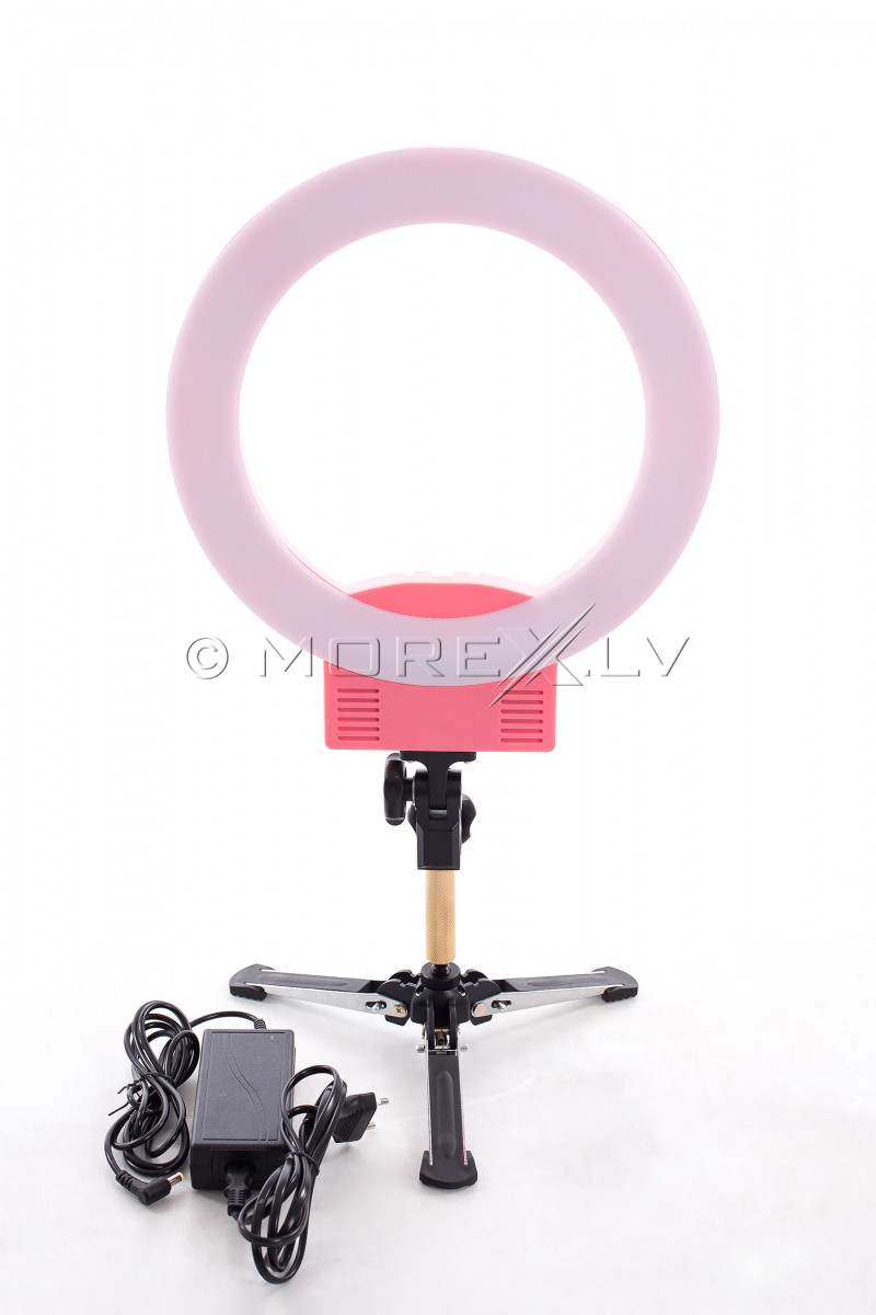 Ring LED lamp for photo and video shooting Ø33 cm, 36W (9601LED-12)