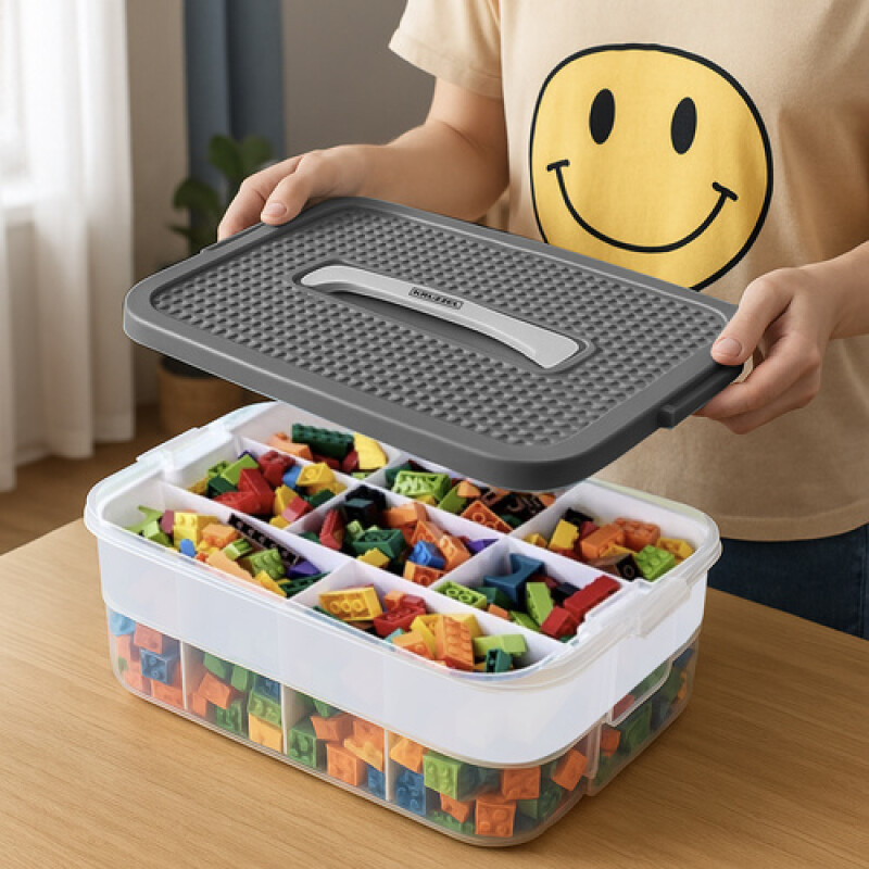 LEGO kaladėlių dėžutė, 5 lygiai