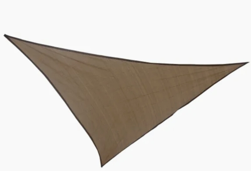 Stogelis nuo saulės 3.6x3.6x3.6 m trikampis, smėlio